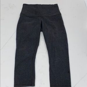 Lululemon Heathered Gray Crop Legging